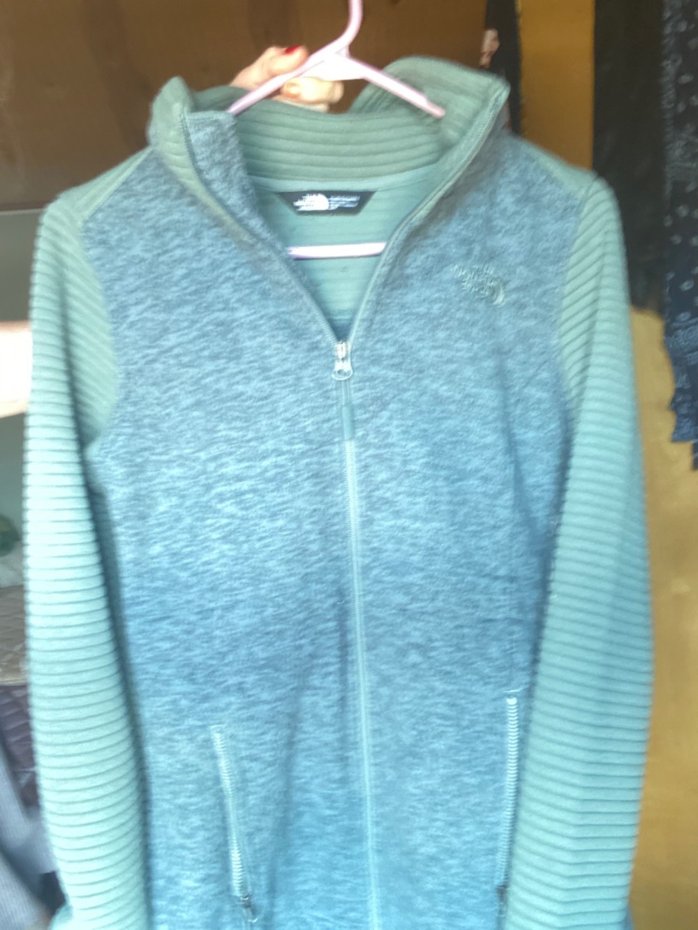 Women’s The North Face Jacket in Heather Green